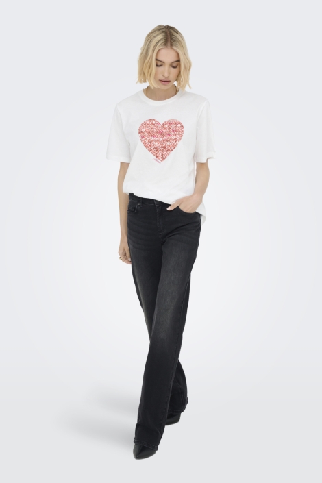 Jacqueline de Yong jdyanemone s/s print top jrs